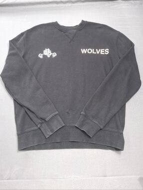 Darc Sport Sweatshirt Mens Size Medium Wolves Pullover Long Sleeve Sweater